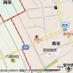 埼玉県さいたま市岩槻区鹿室399-5周辺の地図