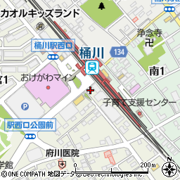 三井住友銀行桶川支店周辺の地図