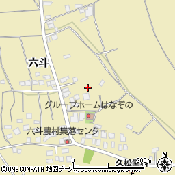 茨城県つくば市六斗周辺の地図