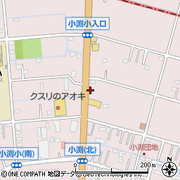 埼玉県春日部市小渕628周辺の地図