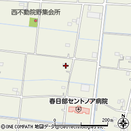 埼玉県春日部市不動院野1184周辺の地図