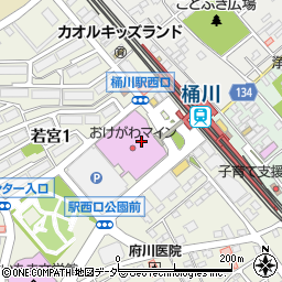 ヤジマ時計店おけがわマイン店周辺の地図