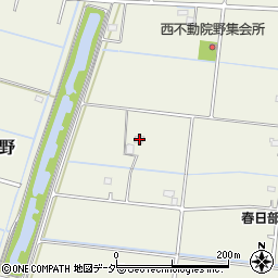 埼玉県春日部市不動院野1206周辺の地図