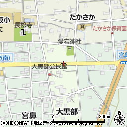 埼玉県東松山市大黒部周辺の地図