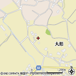 茨城県稲敷郡阿見町大形1542周辺の地図