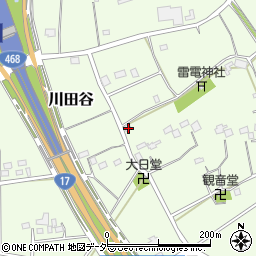 埼玉県桶川市川田谷4601周辺の地図