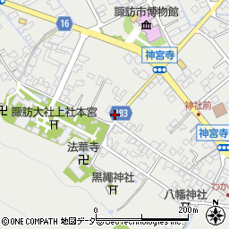 長野県諏訪市中洲154周辺の地図