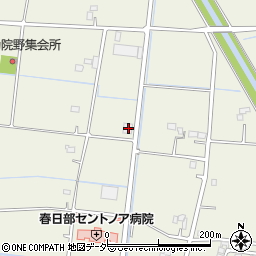 埼玉県春日部市不動院野1263周辺の地図
