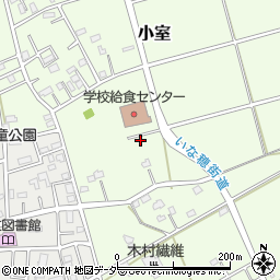埼玉県北足立郡伊奈町小室7370周辺の地図