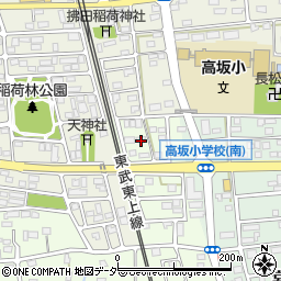 埼玉県東松山市毛塚1102-3周辺の地図