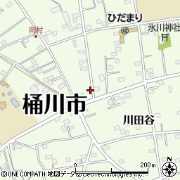 埼玉県桶川市川田谷3888周辺の地図