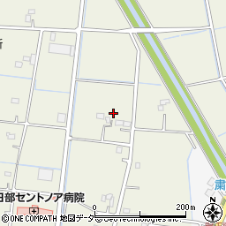 埼玉県春日部市不動院野805周辺の地図