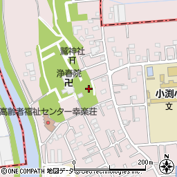 埼玉県春日部市小渕2148-1周辺の地図