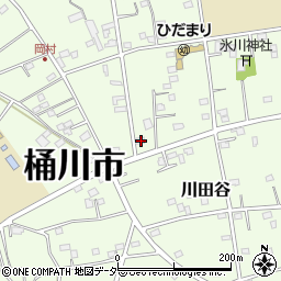 埼玉県桶川市川田谷3811周辺の地図