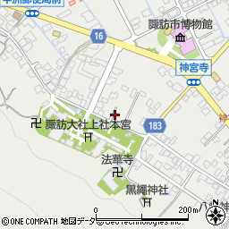 長野県諏訪市中洲144周辺の地図