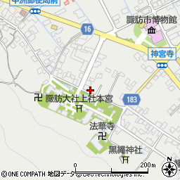 長野県諏訪市中洲141-1周辺の地図