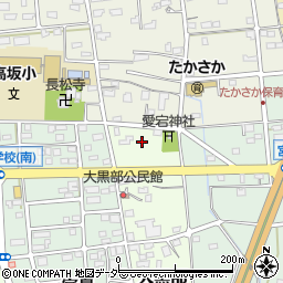埼玉県東松山市大黒部6周辺の地図