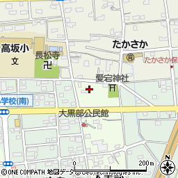 埼玉県東松山市大黒部2周辺の地図