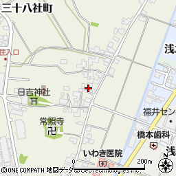 福井県福井市三十八社町7周辺の地図