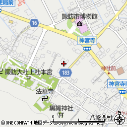 長野県諏訪市中洲157周辺の地図
