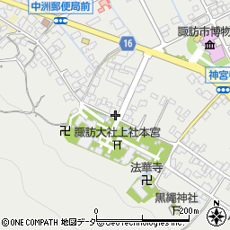 長野県諏訪市中洲139周辺の地図