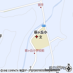 ときがわ町立萩ヶ丘小学校周辺の地図