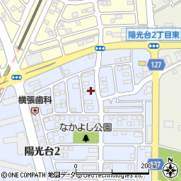 茨城県つくばみらい市陽光台2丁目13周辺の地図
