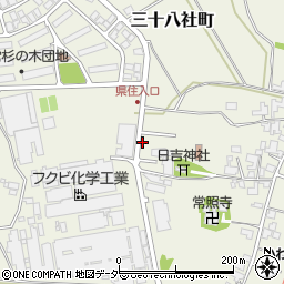 福井県福井市三十八社町34周辺の地図