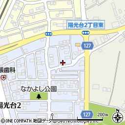 茨城県つくばみらい市陽光台2丁目21-4周辺の地図