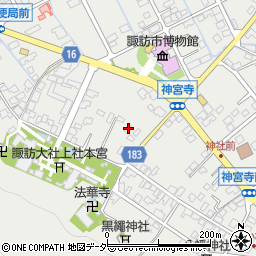 長野県諏訪市中洲190周辺の地図