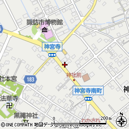 長野県諏訪市中洲716-8周辺の地図