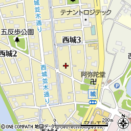 埼玉県蓮田市西城3丁目98周辺の地図