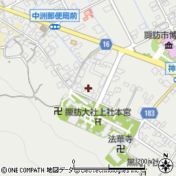 長野県諏訪市中洲135周辺の地図