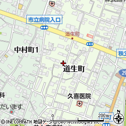 〒368-0045 埼玉県秩父市道生町の地図