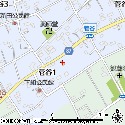 セブンイレブン上尾菅谷１丁目店周辺の地図