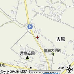 茨城県稲敷郡阿見町吉原334周辺の地図