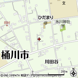 埼玉県桶川市川田谷3808周辺の地図
