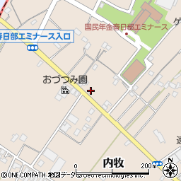 埼玉県春日部市内牧3852周辺の地図