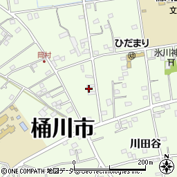 埼玉県桶川市川田谷3883周辺の地図