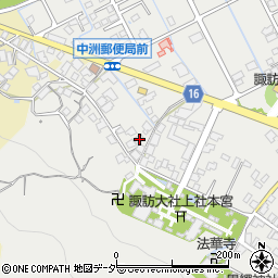長野県諏訪市中洲129周辺の地図