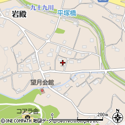 埼玉県東松山市岩殿233周辺の地図