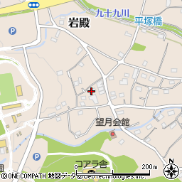 大東文化大学　岩殿学生会館周辺の地図