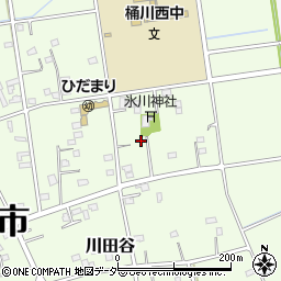 埼玉県桶川市川田谷3716周辺の地図