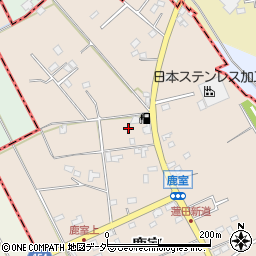 埼玉県さいたま市岩槻区鹿室454周辺の地図