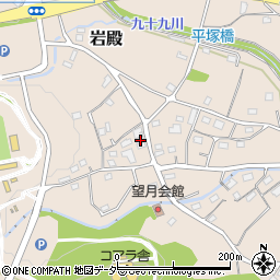 埼玉県東松山市岩殿310周辺の地図