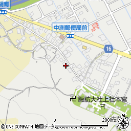 長野県諏訪市中洲63周辺の地図