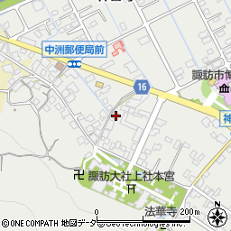 長野県諏訪市中洲205周辺の地図