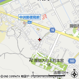 長野県諏訪市中洲208-1周辺の地図