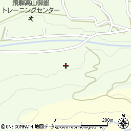 岐阜県高山市高根町日和田1079-1周辺の地図