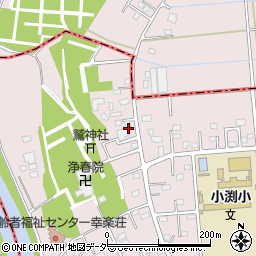 埼玉県春日部市小渕863-1周辺の地図